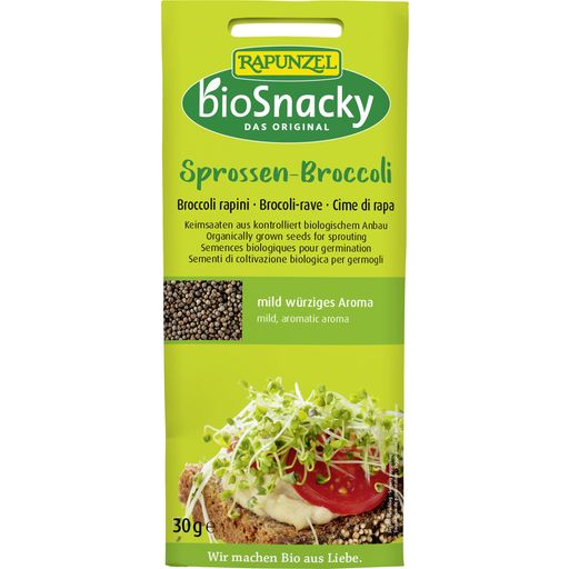 Rapunzel bioSnacky Sprout Seeds - Broccoli - 30 g