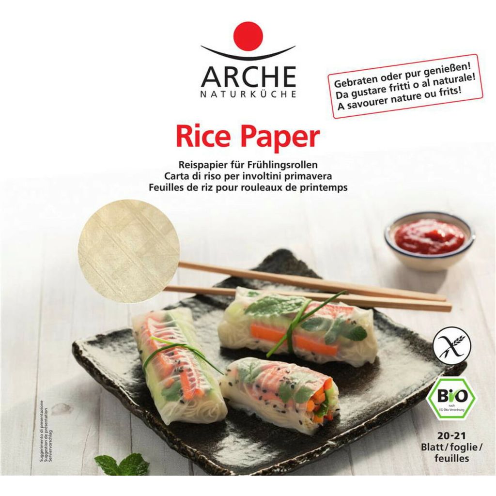 Arche Naturk che Organic Rice Paper 150 g Piccantino Online