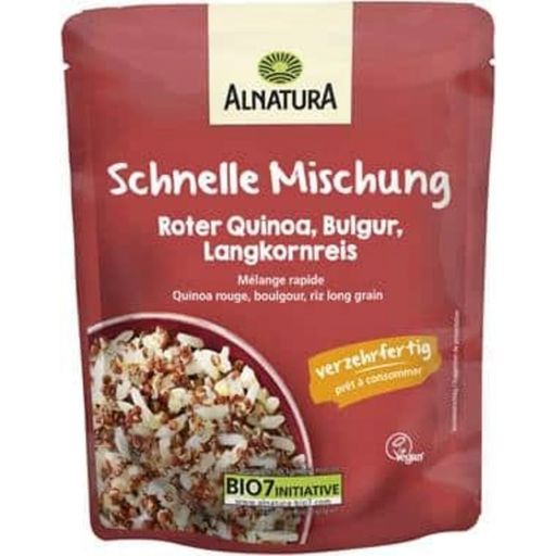 Alnatura Bio Roter Quinoa, Bulgur, Langkornreis - 250 g