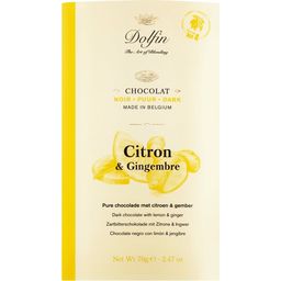 Dolfin Temna čokolada z limono in ingverjem - 70 g