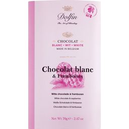 Dolfin Weiße Schokolade mit Himbeeren - 70 g