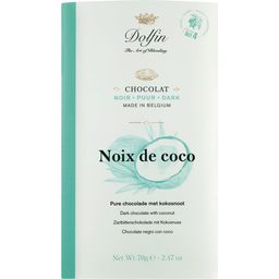 Dolfin Tablette de Chocolat Noir - Noix de Coco - 70 g