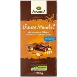 Alnatura Biologische Hele Amandel Chocolade - 100 g