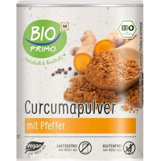 BIO PRIMO Organic Turmeric Powder with Pepper - 100 g