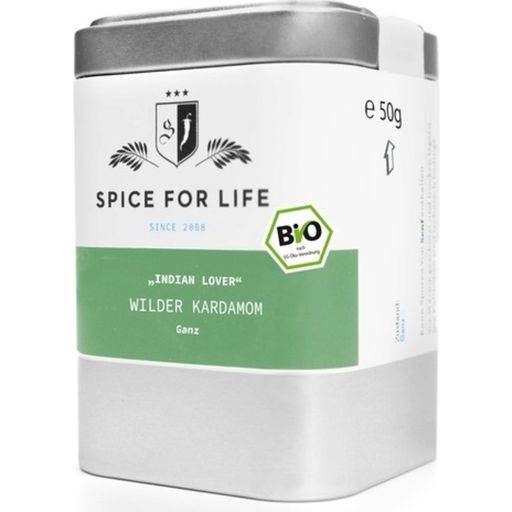 Spice for Life Organic Wild Cardamom - Whole - 50 g