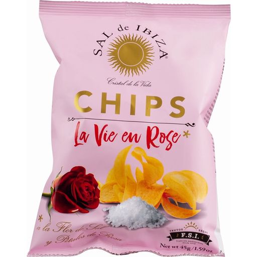 Sal de Ibiza Chips La Vie en Rose - 45 g