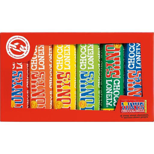 Tony's Chocolonely Riegel-Rainbow-Pack - 285 g