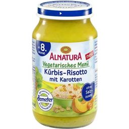 Bio Babygläschen Kürbis-Risotto mit Karotten - 220 g
