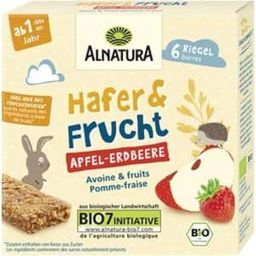 Bio Kinder Hafer&Frucht Apfel-Erdbeere Riegel - 138 g
