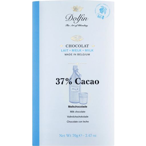 Dolfin Milk Chocolate, 37% - 70 g