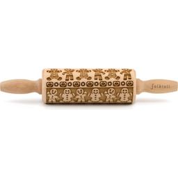 folkroll Gingerbread Man Rolling Pin - junior