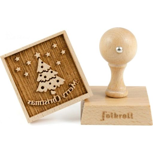 Merry Christmas Cookie Stamp,  55 x 55 mm - 1 Pc.