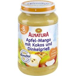 Organic Baby Food Jar - Apple and Mango with Coconut and Spelt Semolina
