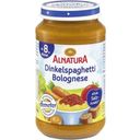 Ekologiczne danie w słoiczku orkiszowe spaghetti bolognese