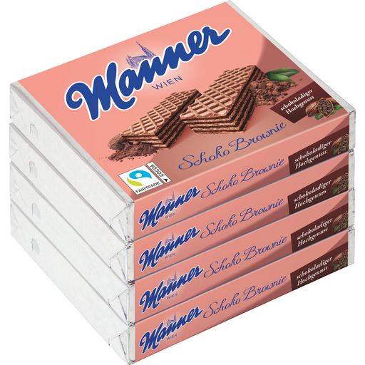Manner Chocolate Brownies - Pack - 4 pieces