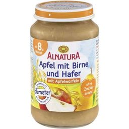 Alnatura Bio Babygläschen Apfel mit Birne & Hafer - 190 g