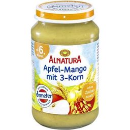 Alnatura Bio Babygläschen Apfel-Mango mit 3-Korn - 190 g