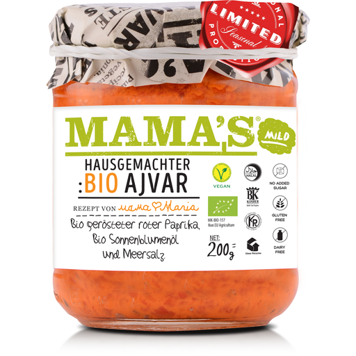 MAMA's Organic Ajvar, Mild - 200 g
