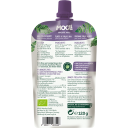 Mogli Organic Plum Pear Fruit Puree Pouch - 120 g