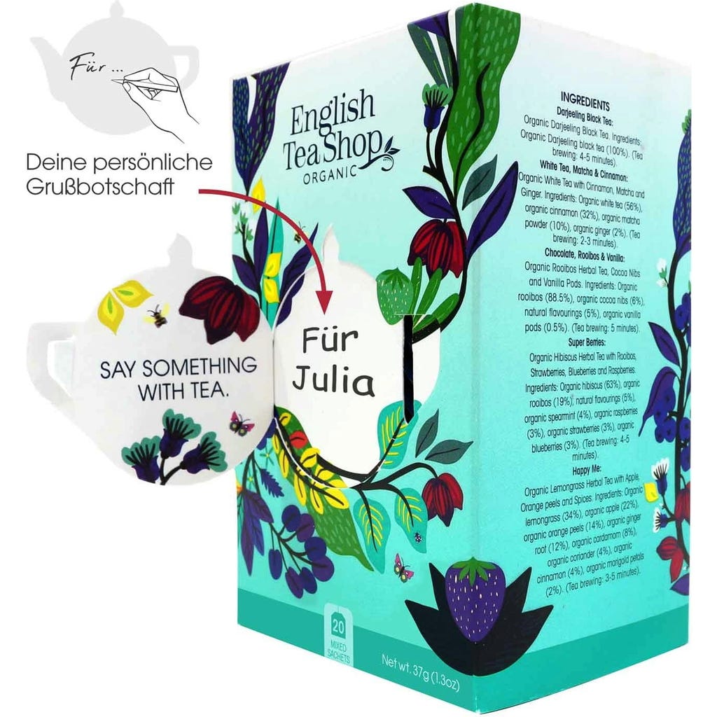 English Tea Shop Organic You are Amazing Tea Collection, 37 g - Piccantino