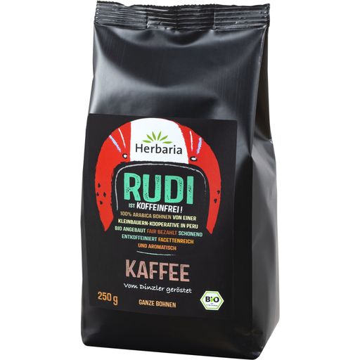 Biologische Cafeïnevrije Koffiebonen - Rudi - 250 g