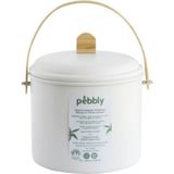 Pebbly Compostvat 7 Liter van Metaal en Bamboe