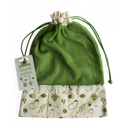 Pebbly Zöldségtartó zsák - Bio-pamutból, zöld - 1 db