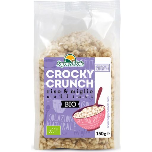Biologische Crocky Crunch - Gepofte Rijst en Gierst - 150 g