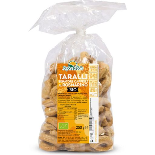 Sapore di Sole Taralli with Rosemary - 250 g