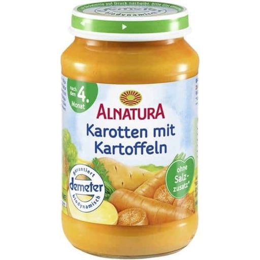 Organic Baby Food Jar - Carrot and Potato - 190 g