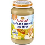 Bio Babygläschen Apfel mit Banane & Hirse