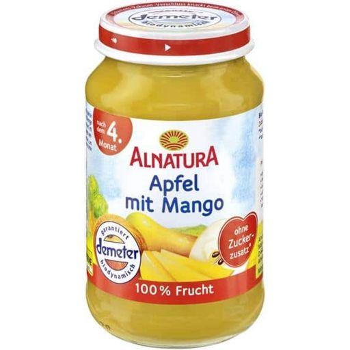 Alnatura Bio Babygläschen Apfel mit Mango - 190 g