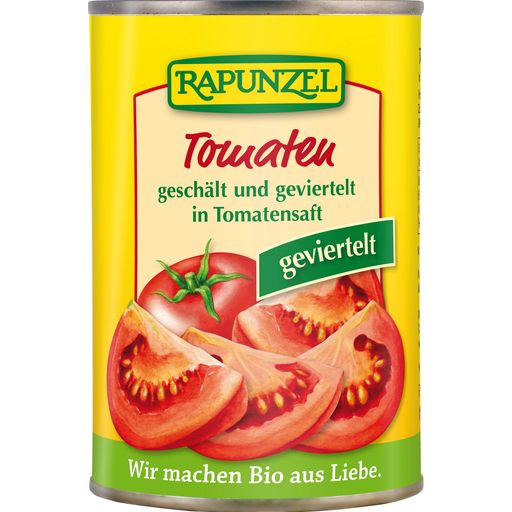 Rapunzel Organic Peeled & Quartered Tomatoes - 400 g