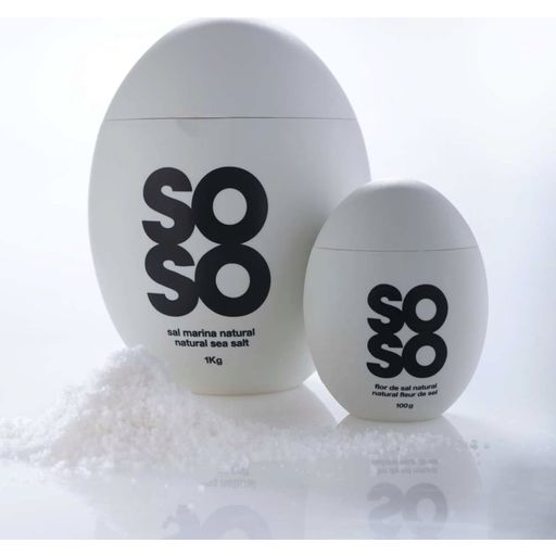 SoSo Factory Meersalz natur im Salzei - 1.000 g