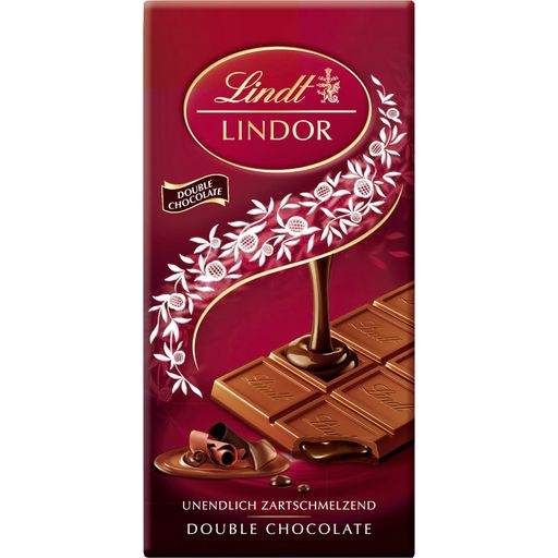 Lindt Tablette Lindor - Double Chocolat - 100 g