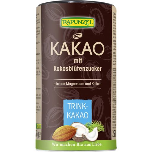 Organic Drinking Chocolate with Coconut Blossom Sugar - 250 g