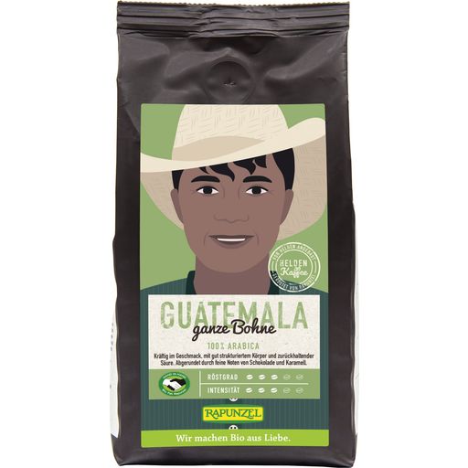 Rapunzel Bio Hőskávé Guatemala, egész kávészem - 250 g