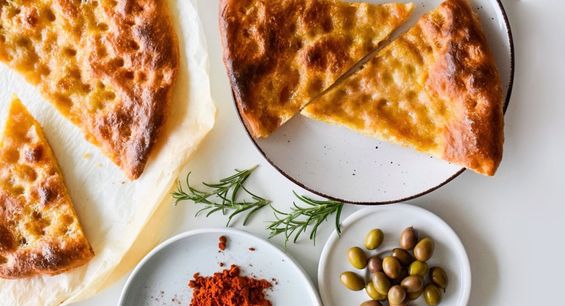 Focaccia with Sweet Paprika