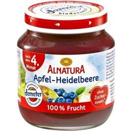 Alnatura Organic Baby Food Jar - Apple-Blueberry - 125 g