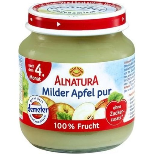 Alnatura Organic Baby Food Jar - Pure Mild Apple - 125 g