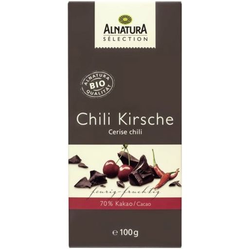 Bio čokoláda s chilli a višněmi - Sélection - 100 g
