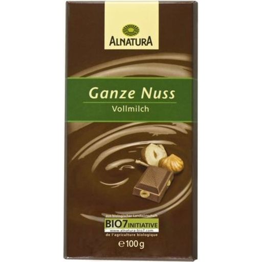 Alnatura Bio Ganze Nuss Schokolade - 100 g