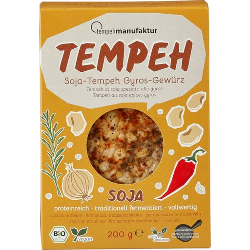 Tempehmanufaktur Organic Tempeh with Gyros Seasoning - 200 g