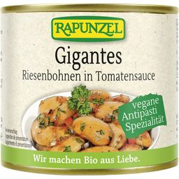 Organic Gigantes Beans in Tomato Sauce, Can - 230 g