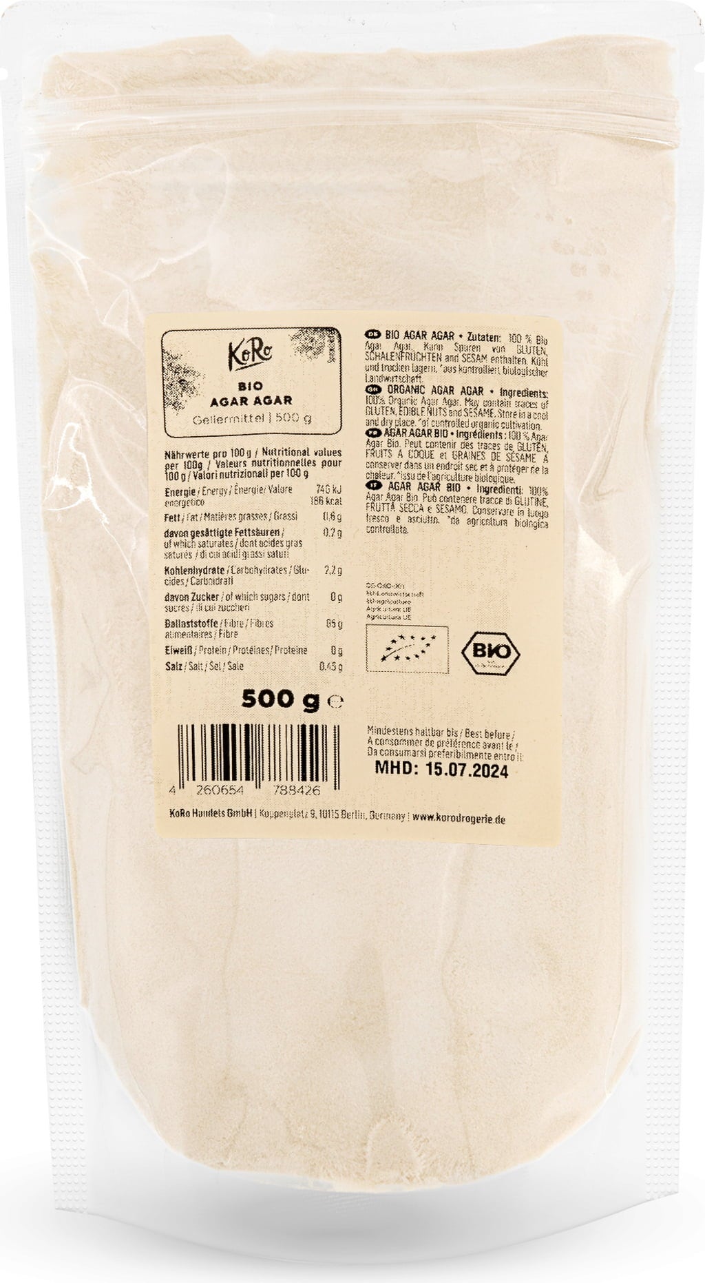 KoRo Bio agar agar