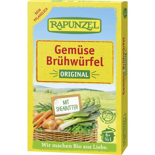 Bio Gemüse Brühwürfel Original, mit Bio-Hefe - 84 g