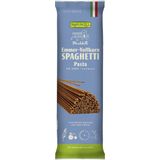 Bio makaron spaghetti z pszenicy płaskurki, pełnoziarnisty