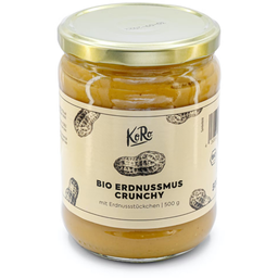 KoRo Bio Erdnussmus, crunchy - 500 g