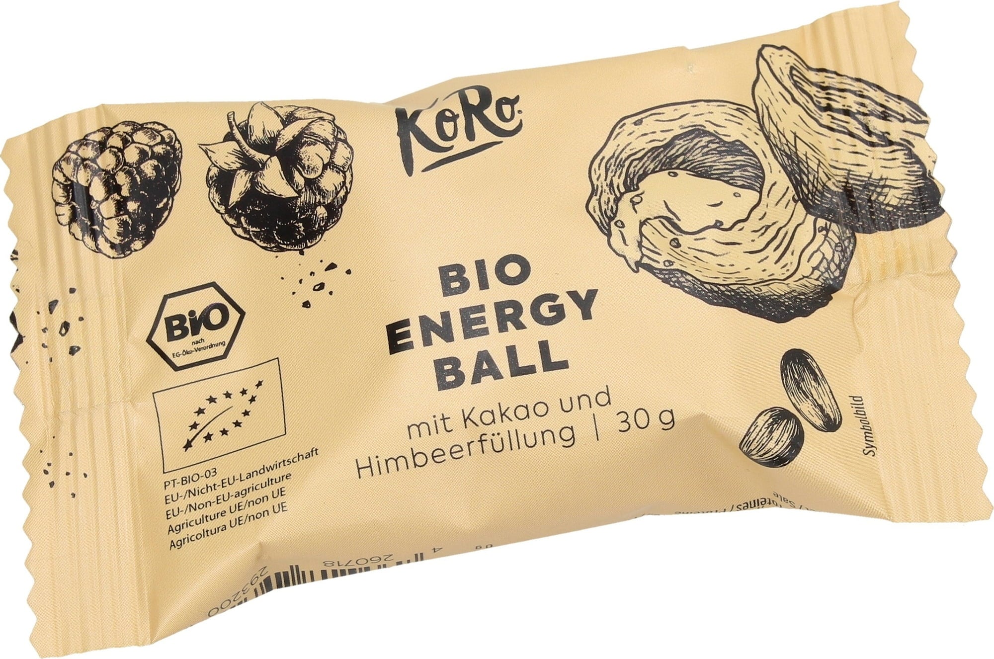 KoRo Energy Ball Bio - Cacao & Framboise