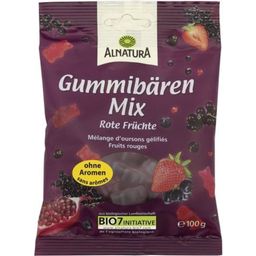 Alnatura Organic Red Fruits Gummy Bear Mix - 100 g